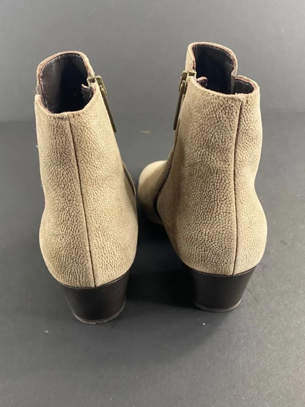 Aquatalia Tan Chelsea Booties Size 4
